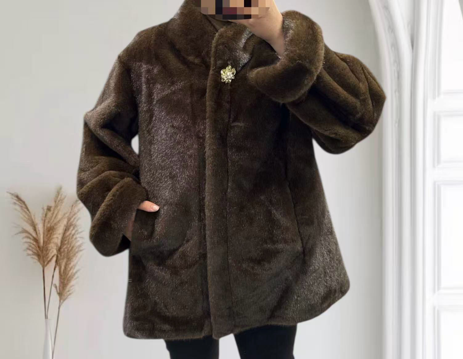 Fourrure Christy Chocolat