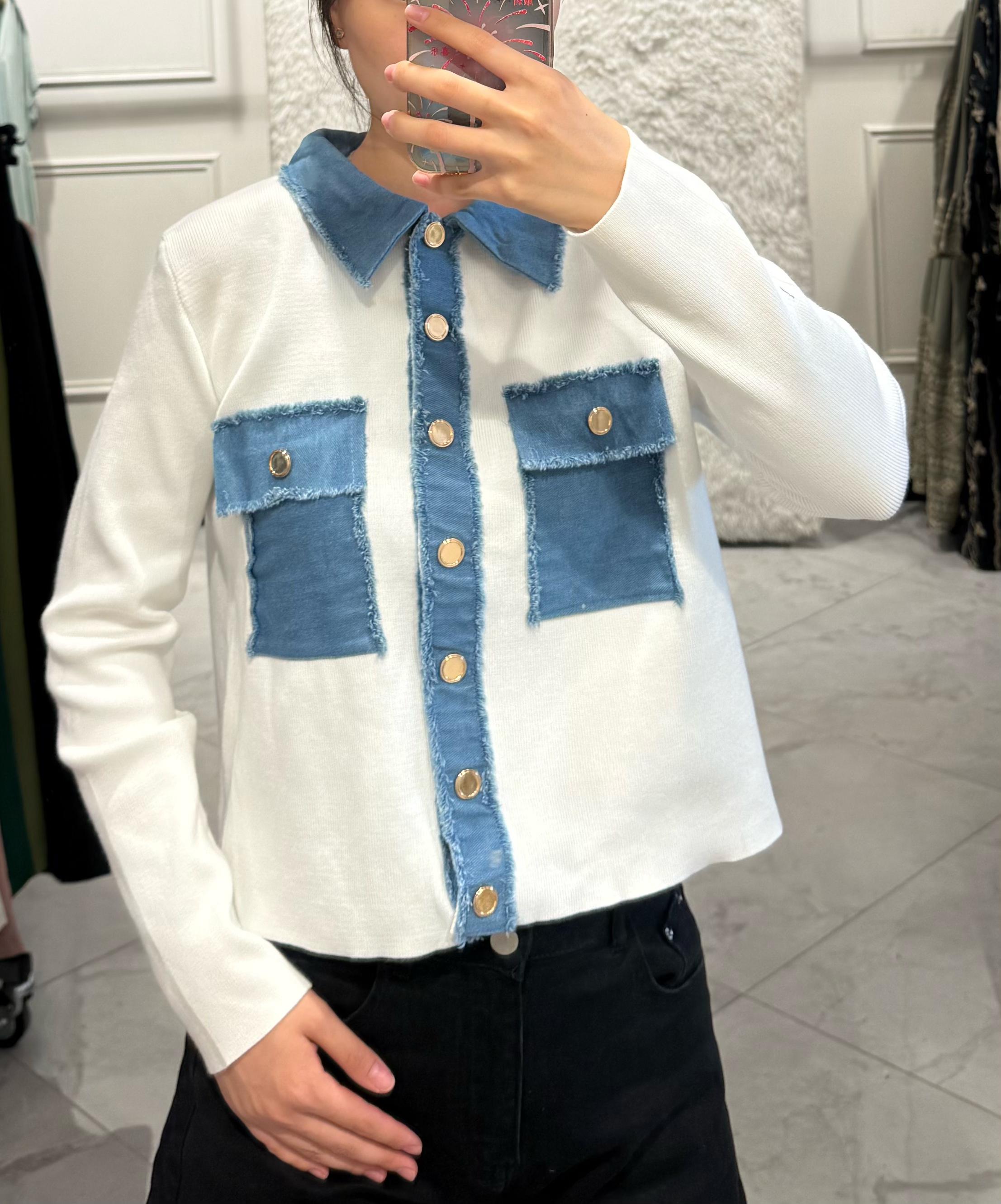 Gilet Sandy BLANC